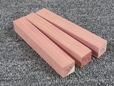 3 Eastern Red Cedar Pen Turning Blanks Lumber Lathe Wood 5 x 3/4 x 3/4
