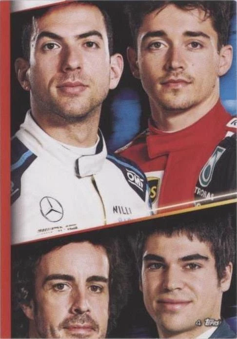 2021 Topps F1 Turbo Attax - Charles Leclerc Fernando Alonso Lance Stroll #4