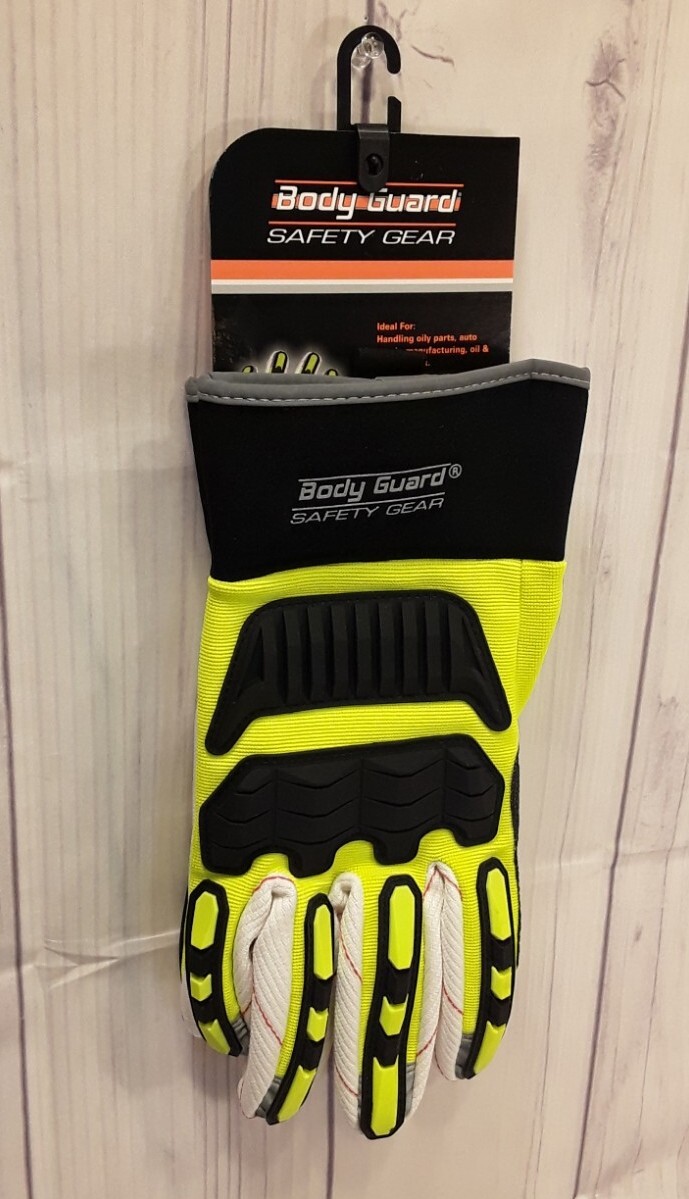 BODY GUARD SAFETY GEAR IMPACT OIL & GAS GLOVES XL 1054276 HEAVY DUTY 662956422185 eBay