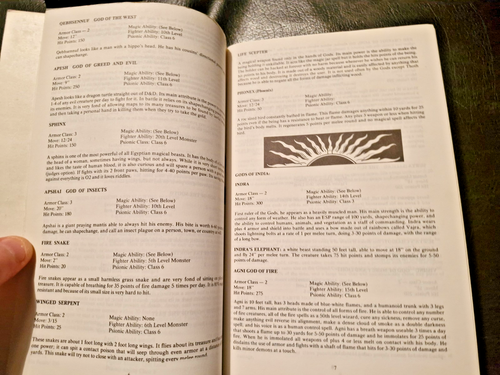 Rules for Fantastic Medieval Wargames  TSR D&D Dungeons and Dragons Demi-Gods - Picture 3 of 3