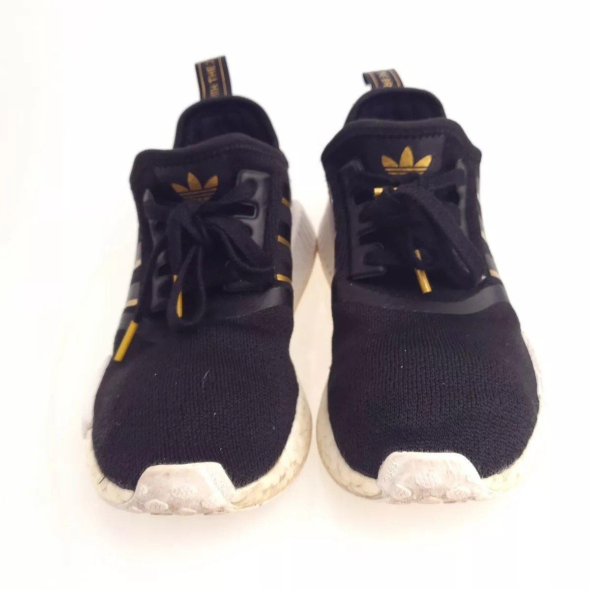 gastos generales Intacto tono Adidas Women Black Boost With The 3 Stripes Band Running Shoes USA Seller |  eBay