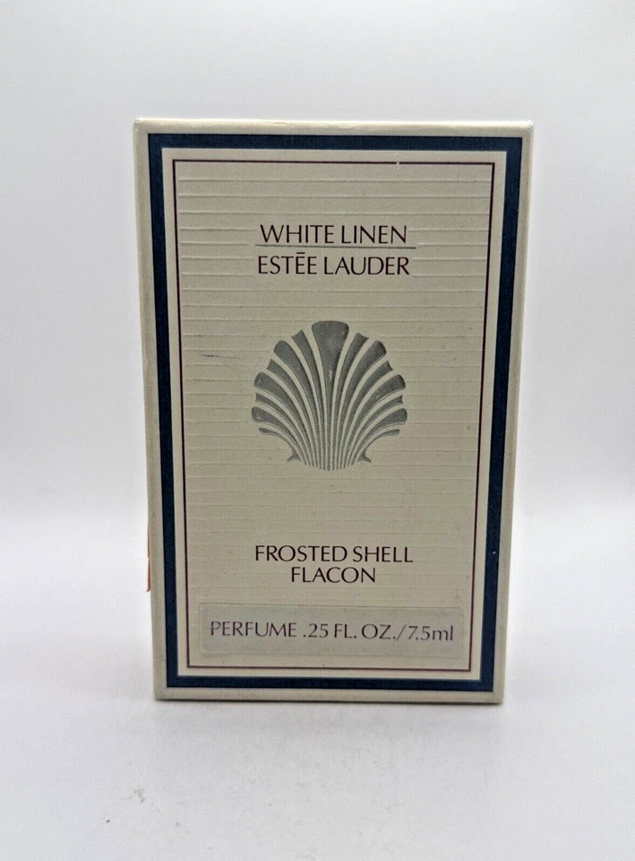 PERFUME LINO BLANCO DE ESTEE LAUDER 'FROSTED SHELL FLACON' 7,5 ML (NUEVO CON CAJA) Foto 3 de 4