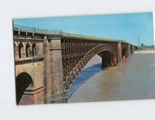 Postcard Eads Bridge St. Louis Illinois USA