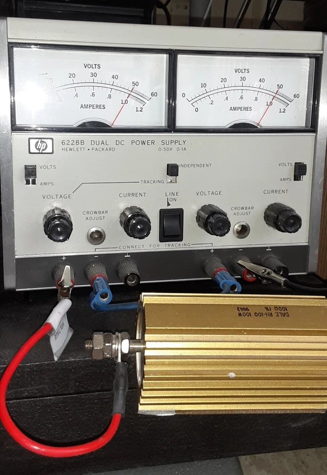 HP 6228A saída dupla 50V@1A ea. ou 100V em série EXCELENTE ESTADO Rastreamento - Imagem 3 de 4