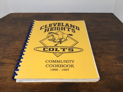 Cleveland Heights Colts Community Cookbook 1996-1997 Limited Rare Unusual 