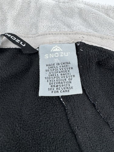 Snozu Women's Softshell Jacket XL Full Zip Fleece Lined Zip Pockets Black EUC - Picture 8 of 9