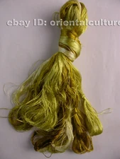 Chinese 100%real natural mulberry silk,hand-dyed embroidery silk floss/thread