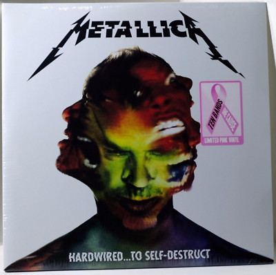 Metallica Hardwired To Self-Destruct Pink Ten Bands One Cause Vinyl Record LP