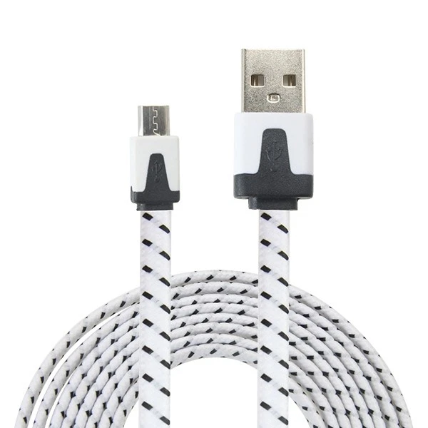  6FT 2M MICRO USB Braided charger Data Sync Cable FOR Samsung s6+ s7 ANDROID HTC - Image 3 of 4