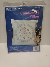 Candlewick Pillow Kit Colony Collection IV Bertha's Vineyard I NOS NEW 41789