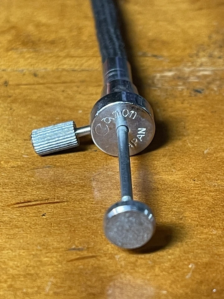 Винтажный спусковой кабель затвора 10 дюймов для фотоаппарата Canon - Изображение 4 из 4