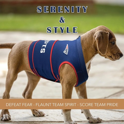 NFL Dog Anxiety Shirt Calming Soothing Solution Vest for Dogs and Cats - Picture 50 of 78