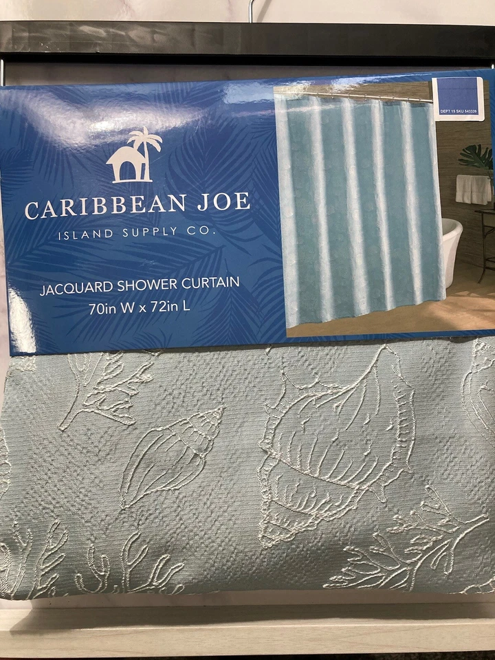 Cortina de ducha Blue Sea Shell  Foto 3 de 3