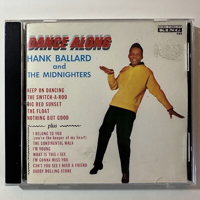 HANK BALLARD & THE MIDNIGHTERS DANCE ALONG KING KDC-759 CD
