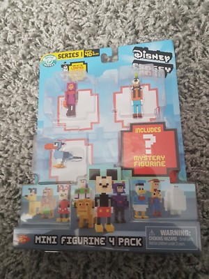 DISNEY CROSSY ROAD VIER FIGUREN MINI PACK GOOFY HIRO SUPER SUIT ZAZU