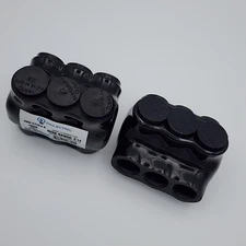 Insulated Multitap Connector 2 Pack - Dual Side Entry 3 Port, 2-14 AWG OHLECTRIC