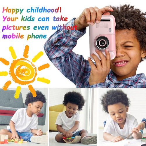 2.4 Inch Ips Color Screen Kids Camera Educational Slr Camera Birthday Gift - Photo 15/18
