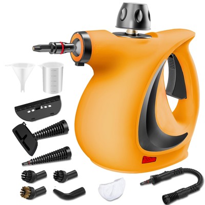 Handheld Steam Cleaner, Portable Steamer with Large Capacity,11-Piece Accesso...
