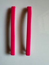 2 Goody Stay Tight Vtg Clasp Clip Hair Barrettes 3  USA Pink L45
