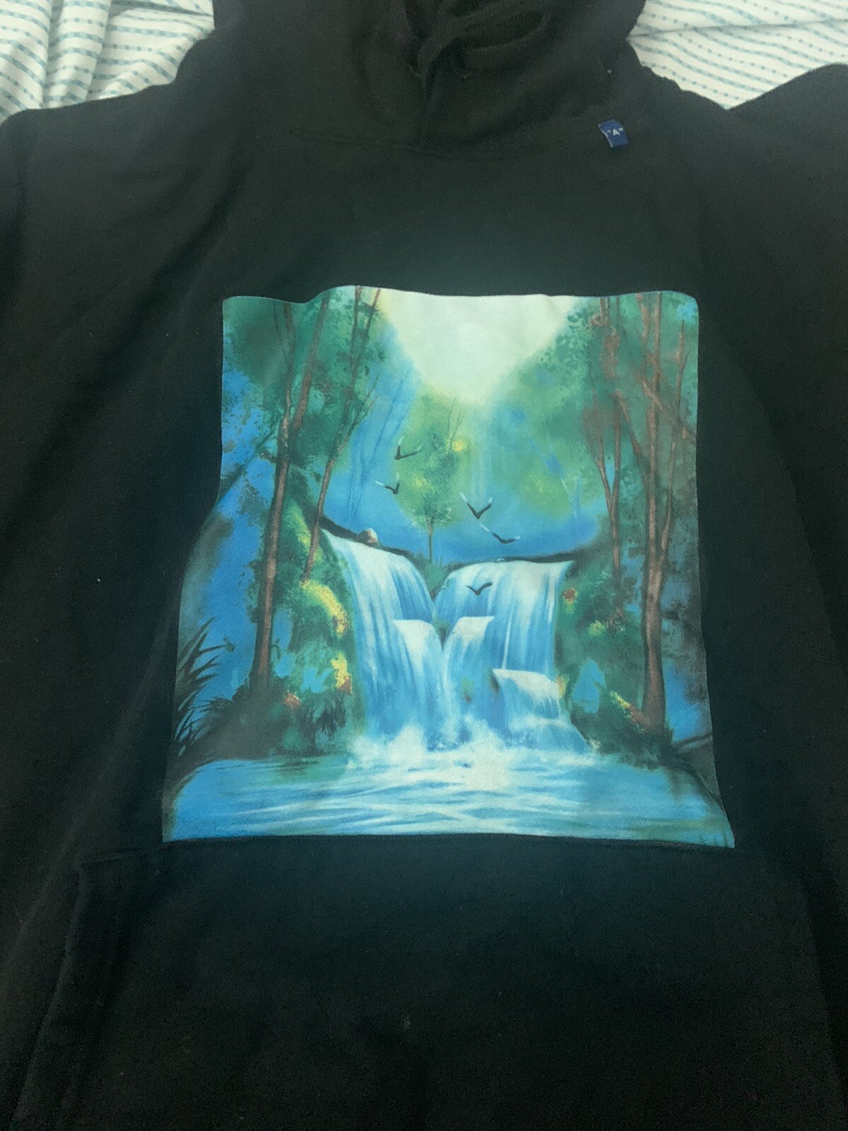 Off White Waterfall Pullover Hoodie 