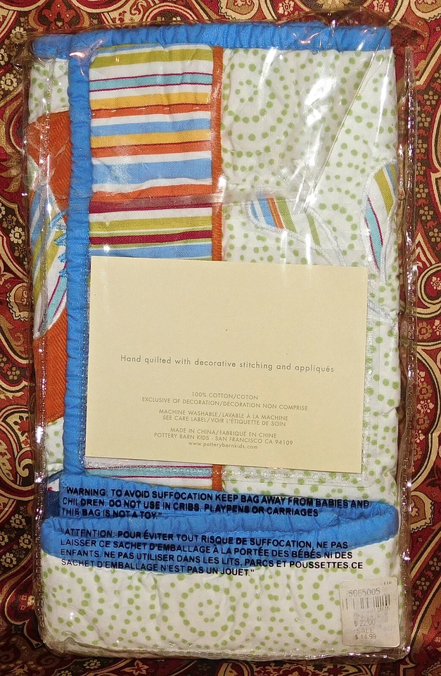 Pottery Barn Niños CIRCUS FRIENDS Animales Payasos Cuna Bebé Guardería Acolchada Falsa Foto 2 de 4