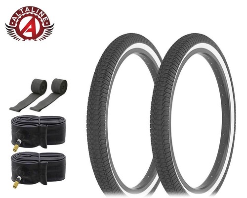 AltaLine BMX BICYCLE FREESTYLE Vendetta DURABLE TIRES 20" x 1.95" 6PC SET. - Picture 3 of 3