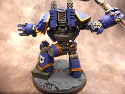 Warhammer 40k Space Marines Ultramarines Contemptor Dreadnought Well Painted - Picture 8 of 9