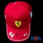 Lewis Hamilton Signed Ferrari Formula 1 Hat PSA/DNA COA Auto