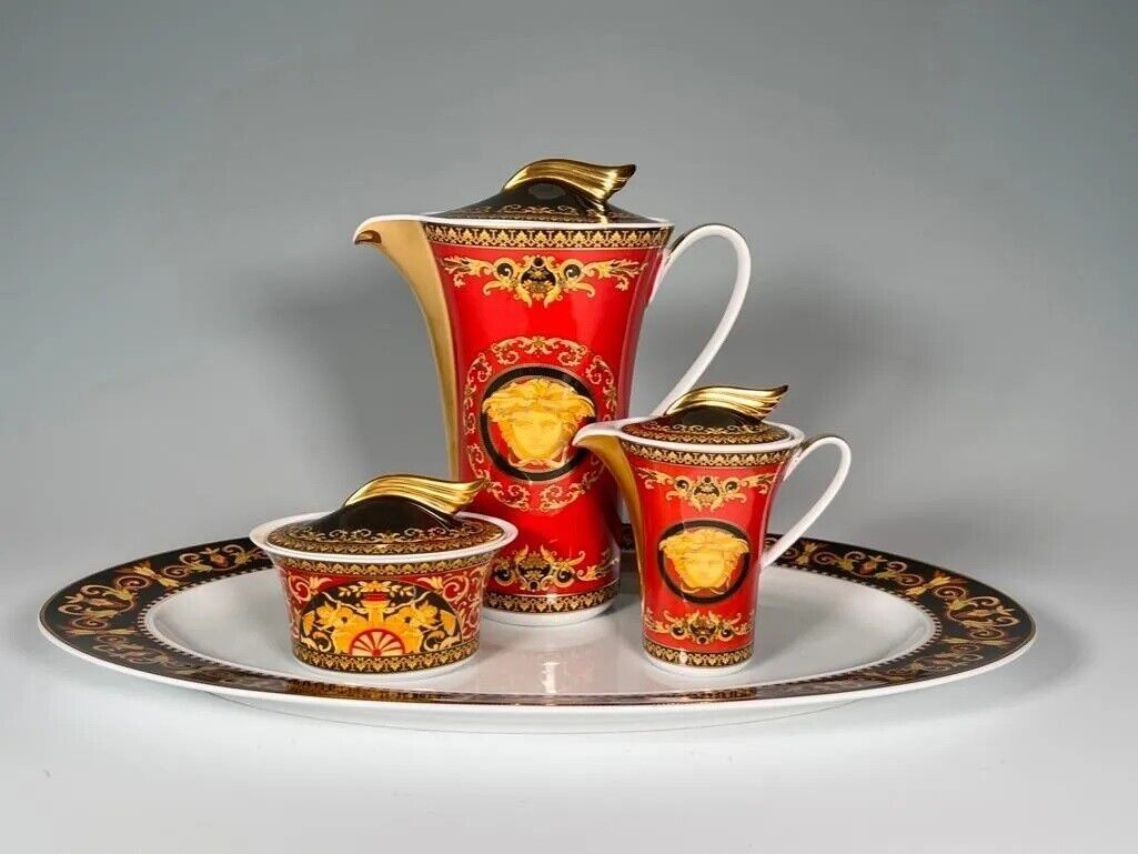 Versace For Rosenthal Medusa Coffee Set 4 Pieces | eBay