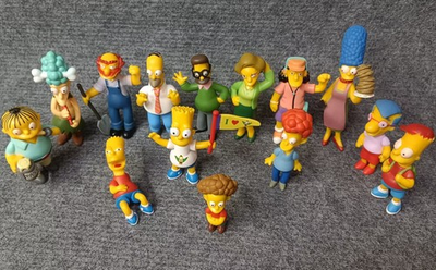 #ad jakks toys Lot of 14 the Simpsons PVC Cake Toppers Figures 2quot; 5quot; $18.99