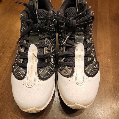 Under Armour BH Show Cleats Black White Gold Size 2.5Y 2.5 Youth