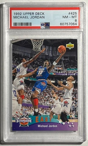 1992 Upper Deck Michael Jordan PSA 8 Basketball Card #425