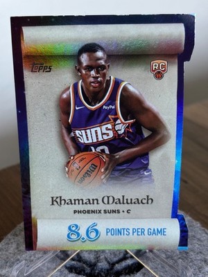   **Khaman Maluach 2025 Topps Holiday Making The Nice List #ML-10 NBA Card