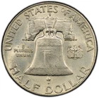 1951-D PCGS Certified Genuine AU Details Franklin Half Dollar w/ Nice Bell Lines