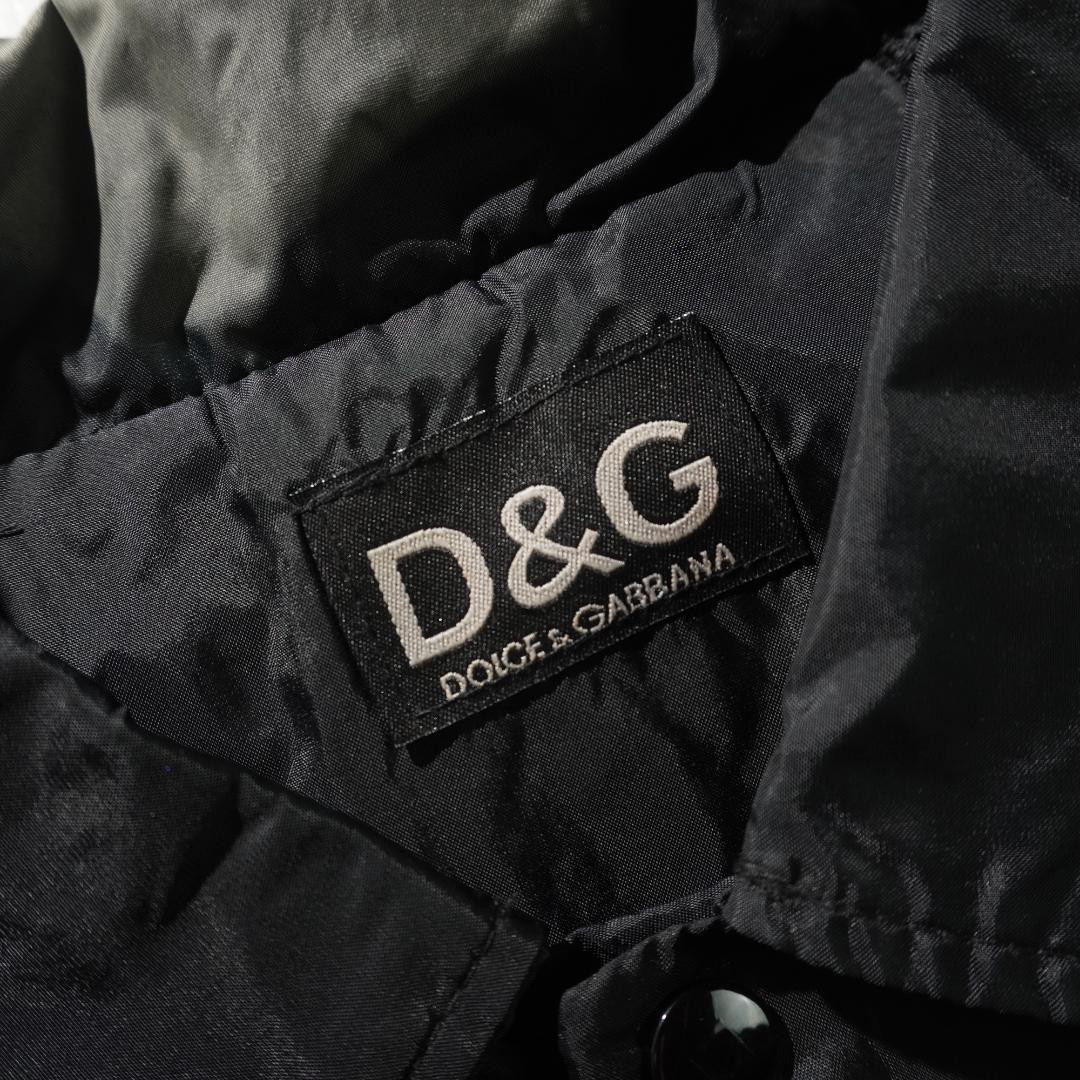 DOLCE & GABBANA ブラックジャケット　D&G D&G DOLCE & GABBANA Nylon Coach Jacket Black Men's From