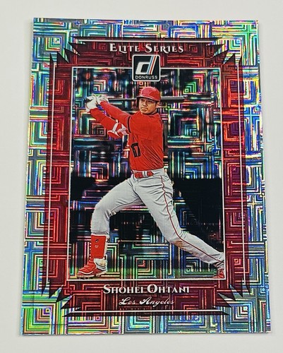 Shohei Ohtani 2019 Panini Donruss Elite Series ES-2 Rapture Prizm Angels