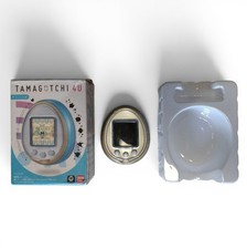 Bandai Tamagotchi 4U Blue Color LCD NFC Virtual Pet Tested w/Box Tray JP FAST