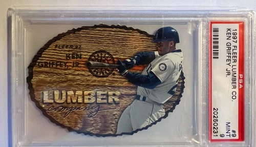 1997 Fleer Lumber Co. Die Cut #9 Ken Griffey Jr Mint PSA 9
