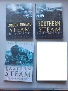 Steam in Retrospect Eric Sawford 3 Bücher Lot guter Zustand