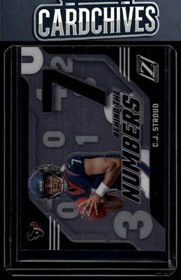 C.J. Stroud 2023 Panini Zenith #5 Behind the Numbers