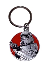 Vintage 1997 Star Wars - Stormtropper Keychain - Rawcliffe Fine Pewter - Good