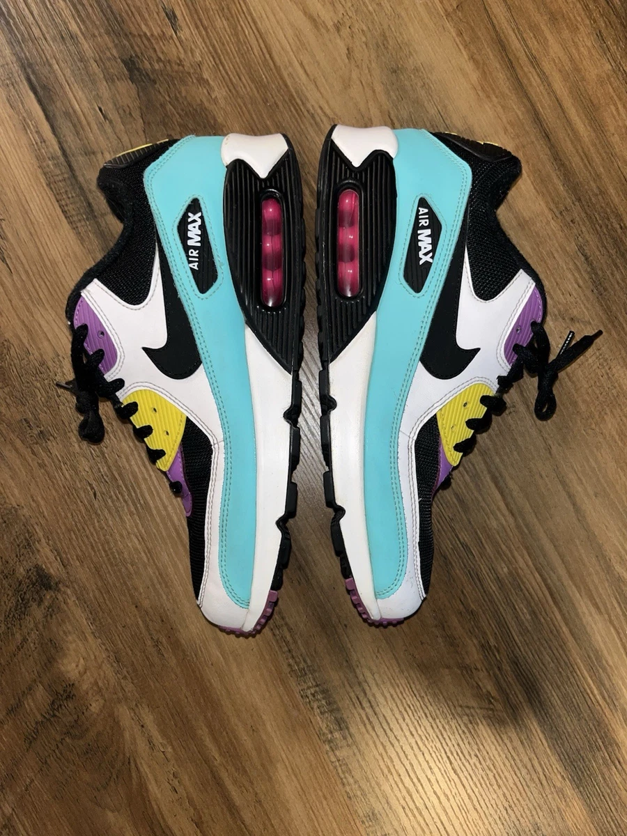 ナイキ メンズ Nike Air Max 90 スニーカー BLACK/BRIGHT VIOLET-PINK BLAST-WHITE エアマックス９０ Nike Air Max 90 Essential Black Bright Violet | eBay