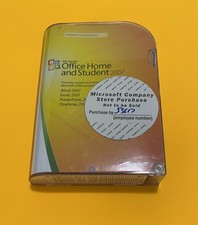 Microsoft MS Office 2007 Home  Student GENUINE Disc W/ Product Key