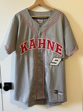 MENS Large NASCAR No. 9 Kasey Kahne Dodge Chase Authentics Baseball Style Jersey