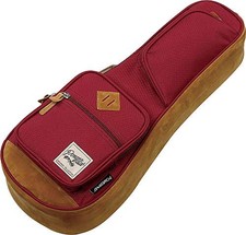 Funda Ukelele Soprano Ibanez con Amortiguación Protectora Rojo Vino (IUBS541-WR)