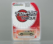 Greenlight Tokyo Torque Diecast 1:64 Gold 2001 Nissan Skyline GT-R R34 M-SPEC