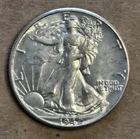 1942-P  Walking Liberty Half Dollar BU Bright White From OBW