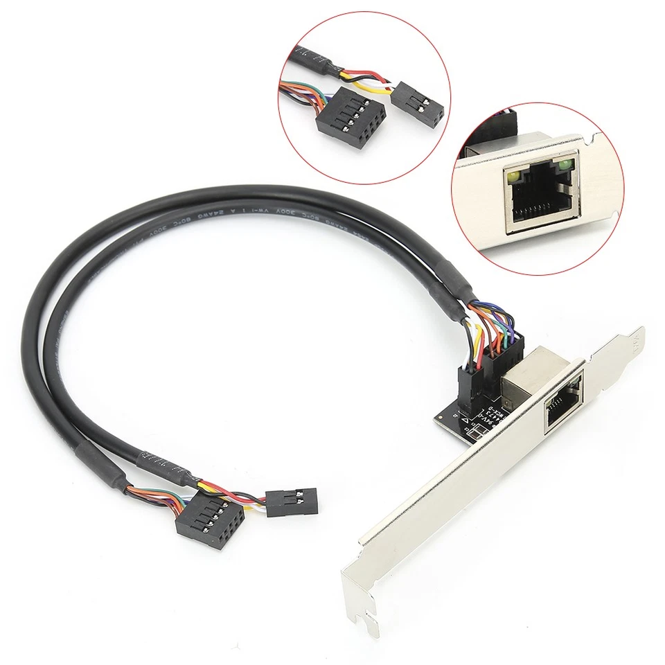 Network Card Mini PCI E To Gigabit Desktop Computer Accessory Wired Free Drive - Image 2 of 4