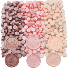 300Pcs Wax Seal Beads, Pink Mix Sealing Wax Beads for Wax Seal Stamp, Pearl Pink