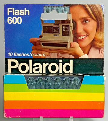 Polaroid Flash 600 - 10 Blitze - Vintage Flashbar für Polaroid 600 Gerät